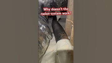 Radon System Failure #constructionfail #radonmitigation #shorts #shortvideo #crawlspaceencapsulation