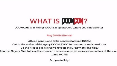 DOOM Eternal: What We Will See At Quakecon 2019