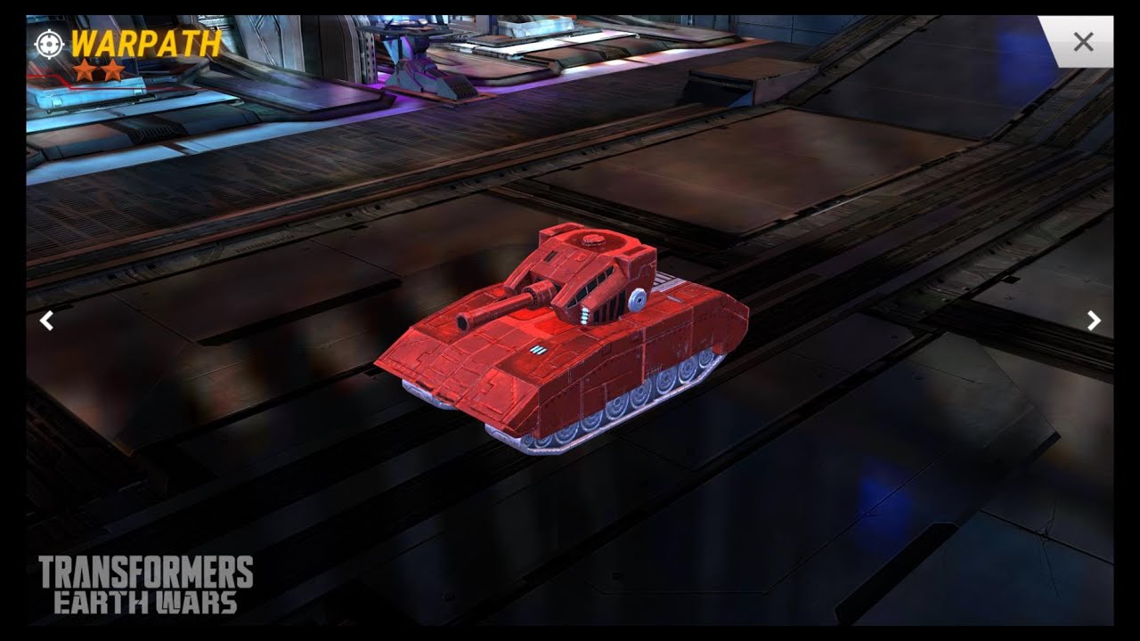 Transformers Earth Wars Unlocking Autobot WARPATH (2 STAR RARITY