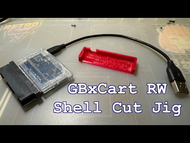 GBxCart RW Pro 3D Printed Shell Cutting Jig (for all v1.4_ versions) class=