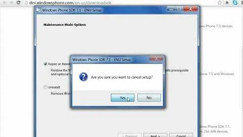Windows Phone SDK installation