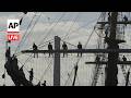 LIVE: Tall ships sail into Baltimore ahead of 4th of July event in New York