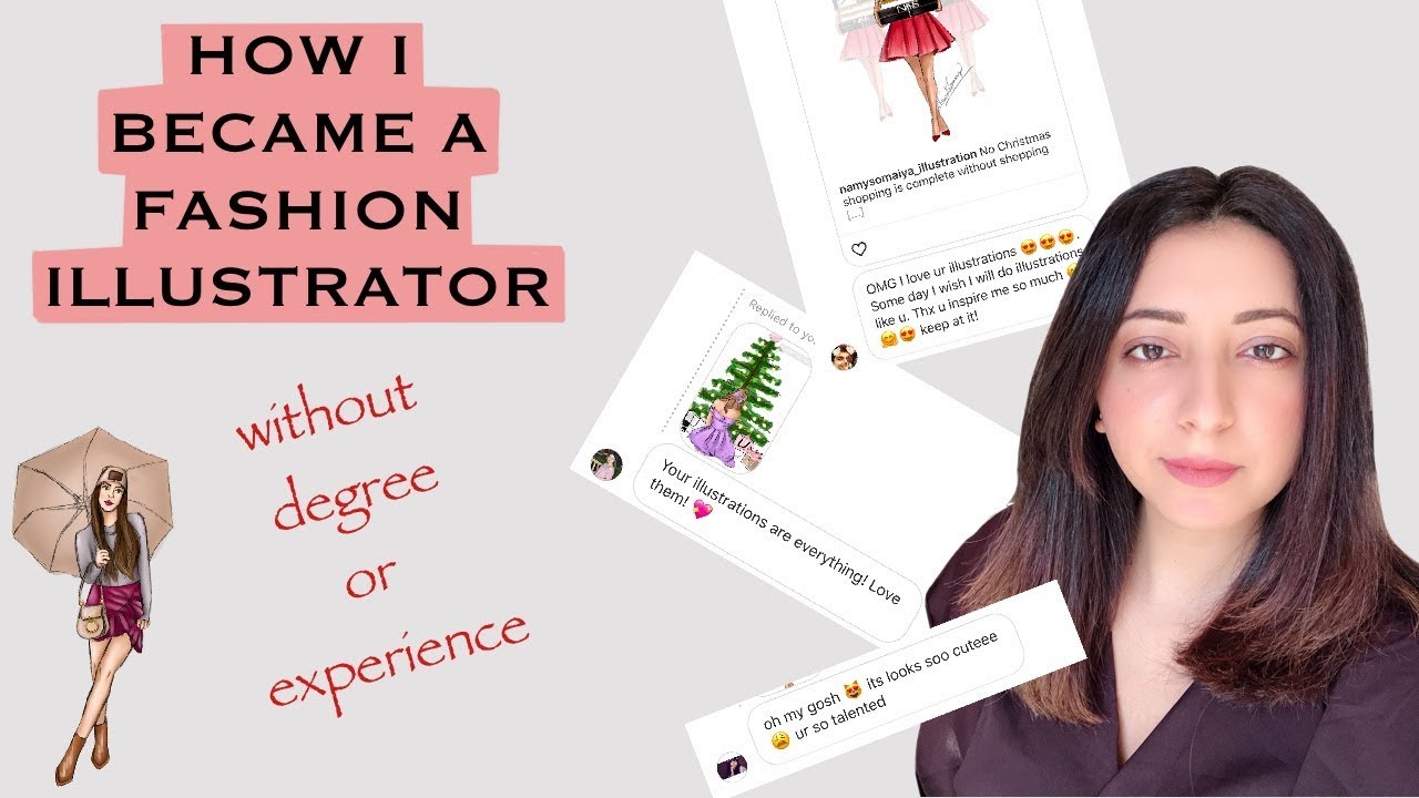 How I became a fashion illustrator WITHOUT any degree or experience