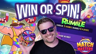 WIN 🎉 OR SPIN 🤮 | MATCH MASTERS