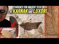 MASSIVE Tube Drills, Overcuts, and Melted Granite at Karnak and Luxor Temples!