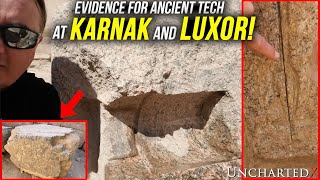 MASSIVE Tube Drills, Overcuts, and Melted Granite at Karnak and Luxor Temples!