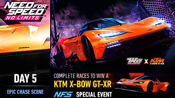 KTM X-Bow GT-XR | NFS No Limits - Day 5 (Epic Chase Scene)