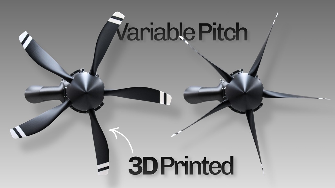 3D printed Constant Speed Propeller | Assembly