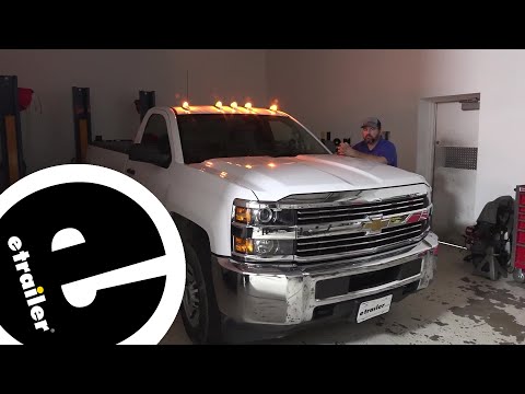 etrailer | Pacer Performance Hi-Five Truck Cab Lights Installation - 2015 Chevrolet Silverado 2500