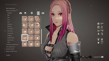 CODE VEIN Network Test: Character Creation