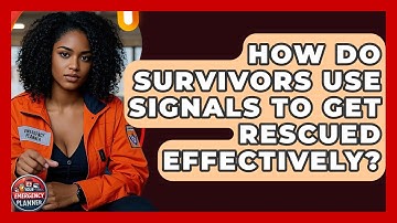 How Do Survivors Use Signals To Get Rescued Effectively? - Your Emergency Planner