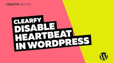 How to Disable Heartbeat in WordPress? cm-wp.com