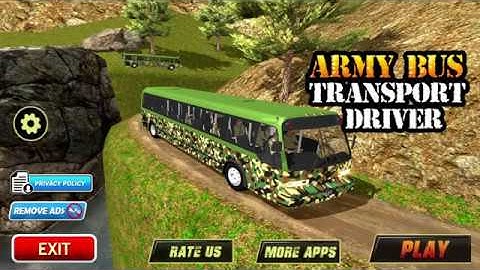 Army Bus Driver US Soldier Transport Duty Offroad Bus Game   Android gameplay 1 ||Toddler Channel
