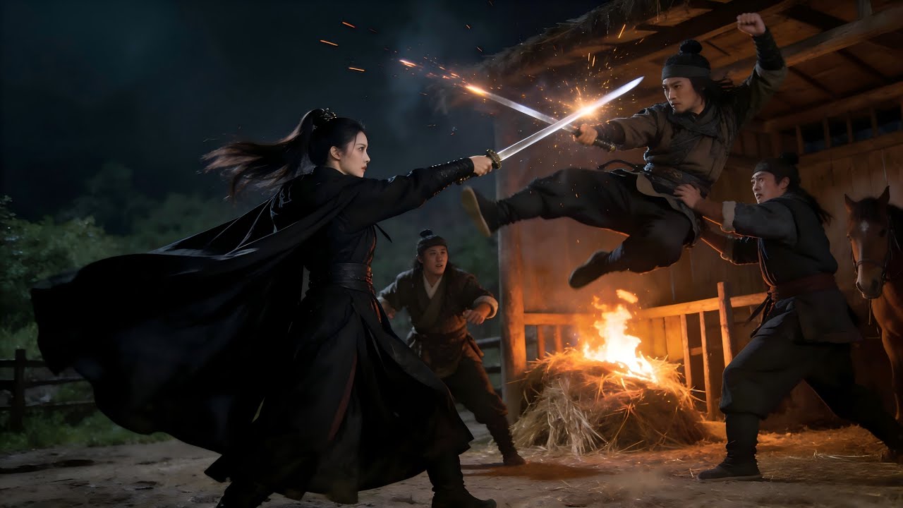 惡賊刺殺少女，沒想到她竟是絕世劍仙，當場開大斬殺全場！