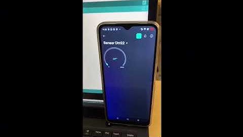 Projek esp 32 Dengan Sensor Ultrasonic Yang Terhubung Dengan Blynk