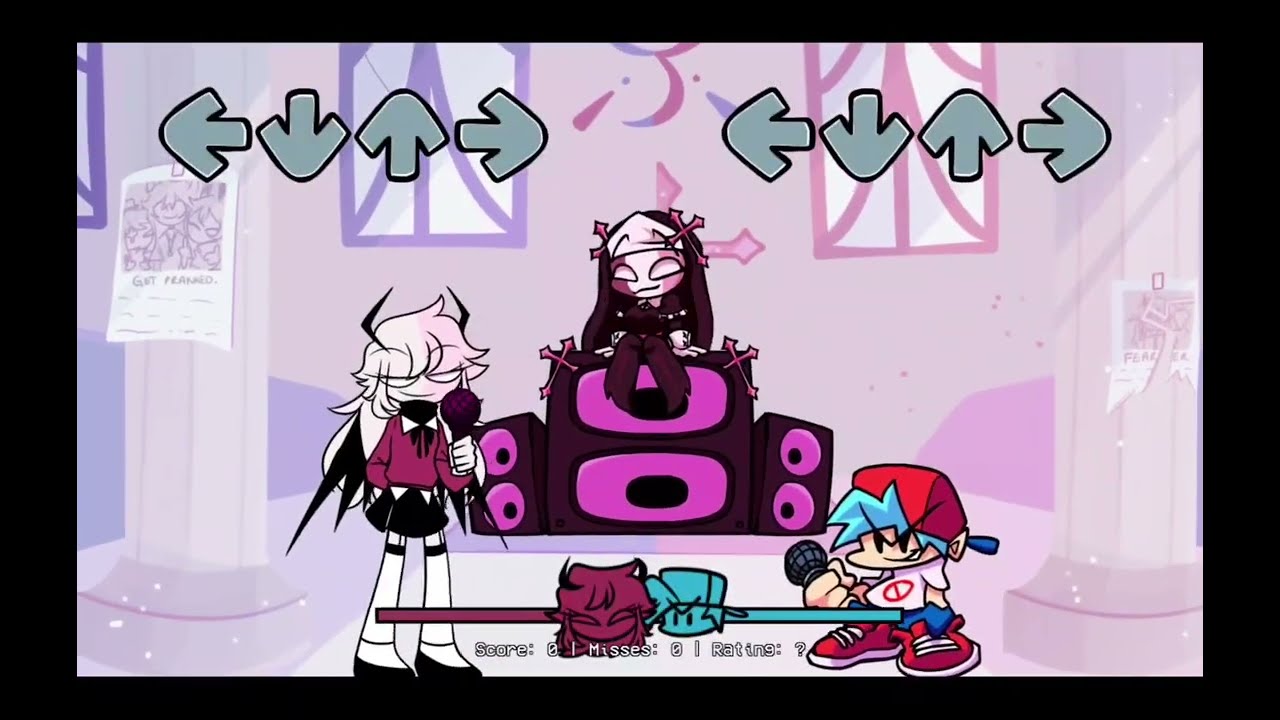 MOD Mid Fight Masses Deluxe Edition WEEK Selene (Friday night funkin)