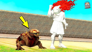 🐹 SCP 682 VS BRIDGE WORM BUILDER. Garry