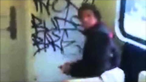 Australian Train Passenger Caught 2 Teens Vandalising With Graffiti