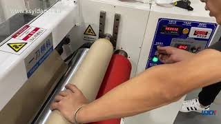 How to operate YD-500Y Honeycomb paper die cutting machine