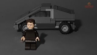 Elon Musk demonstrates Bulletproof / Lego