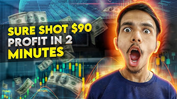 Sure Shot Binary Options Trading| $90 Profit In 2 Minutes