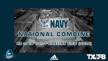 2025 NAVY NATIONAL COMBINE: RB vs LB 1-on-1 SIDELINE GOLD GROUP