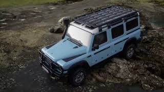005: Ineos Grenadier 2022: Eldoret Blue & Red Chassis. Die Farben  / The Colors. Ineos Grenadier Eldoret Blue