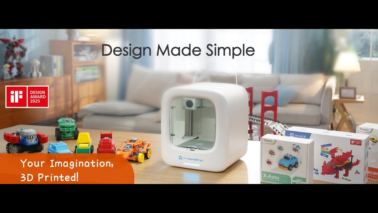 AOSEED 3D Printer for Kids - YouTube