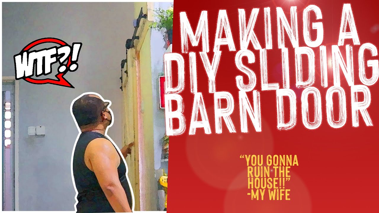 Making A DIY Sliding Barn Door YouTube