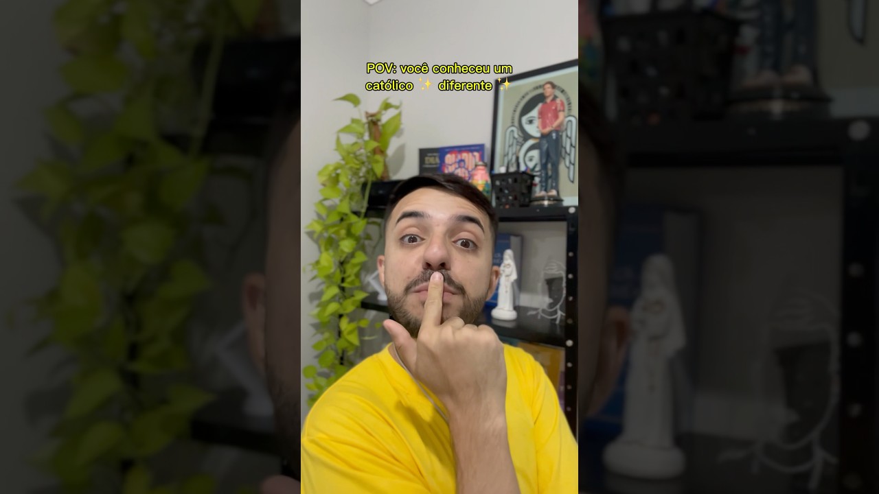 POV: você conheceu um católico ✨ diferente ✨
