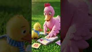 ABC Learning With Baby Duck 🦆📚 #shorts #kindergartenrocks #animation #cat