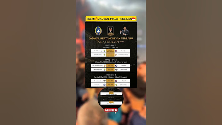 jadwal pertandingan piala presiden🏆#pialapresiden2025 #briliga1 #persib #bobotoh #feedshorts