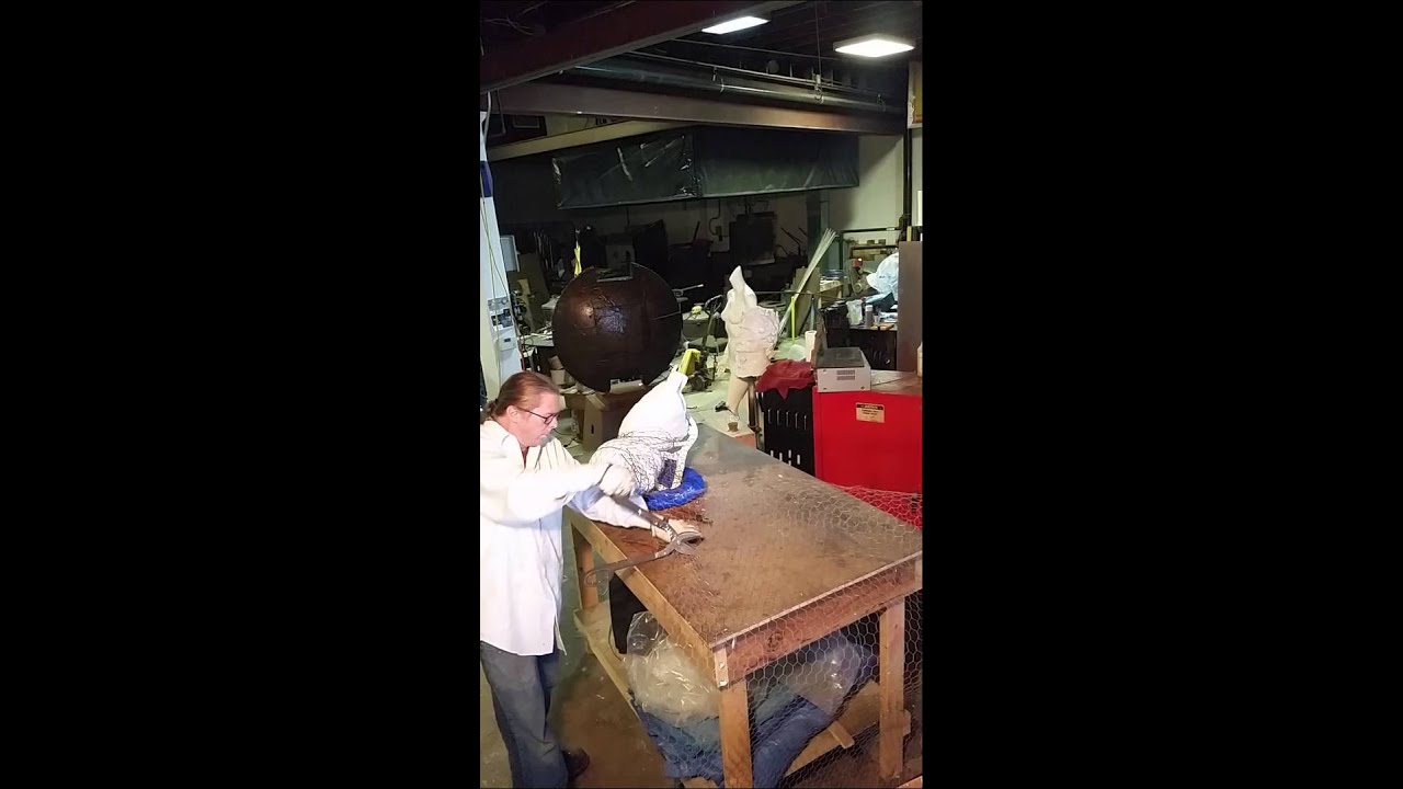 Bronze Casting Investment Process   Wire reinforcing molds   George Mummert