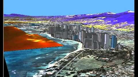 ArcGlobe Waikiki Animation