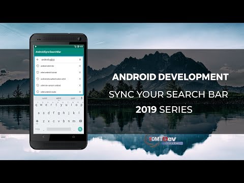 Android Development Tutorial - Sync your Search Bar with Google or YouTube