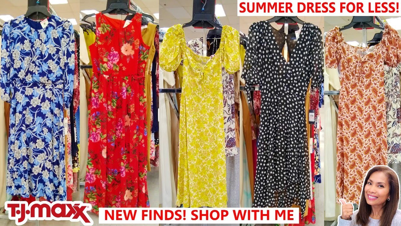 TJ MAXX SHOP WITH ME ️ ~Designer SUMMER #dresses #shopwithme # ...