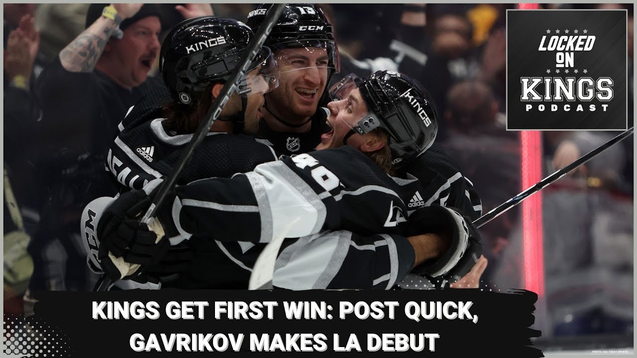 Kings win their first game postQuick, Gavrikov make his LA debut YouTube
