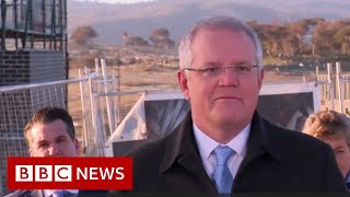 Australian man interrupts PM Morrison to say 