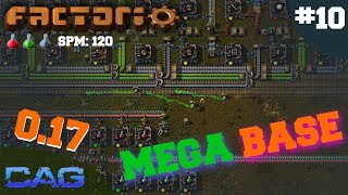 Factorio 0.17 MegaBase   ||  Factorio .17 Gameplay!     ||    Factorio  0.17 Mega base tutorial ep10