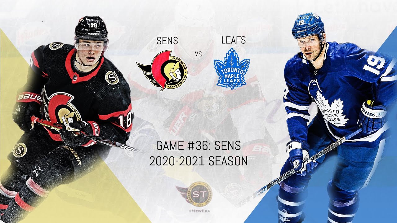 Game 36 MAD Dorion Ottawa Senators Vs Toronto Maple Leafs 2020 21 game-36-mad-dorion-ottawa-senators-vs-toronto-maple-leafs-2020-21
