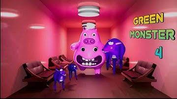 Green Monster 4 - All Boss Full Gameplay (Banban)