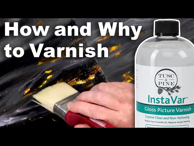 How and Why to Varnish Your Paintings! Don't let your hard work go