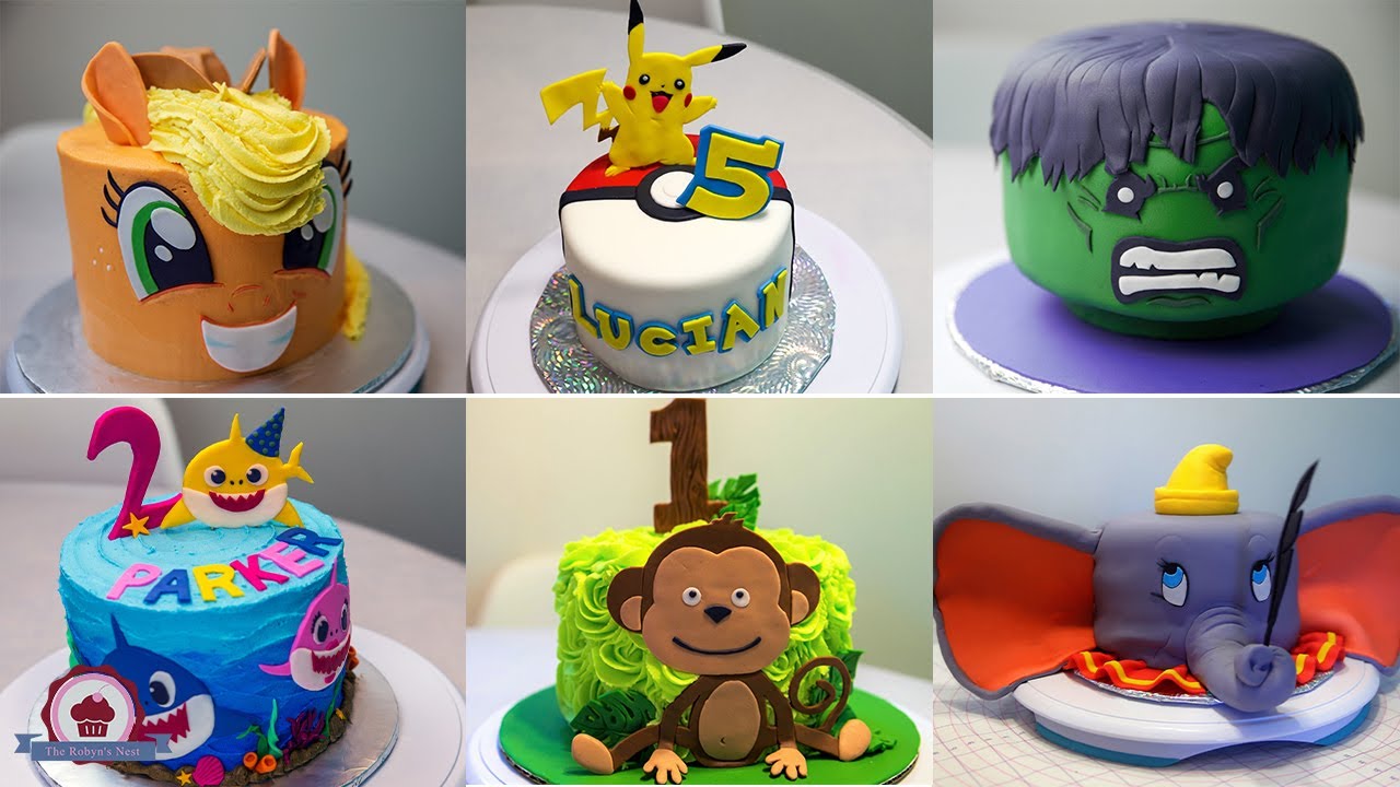 Kids Birthday Cake Compilation - YouTube