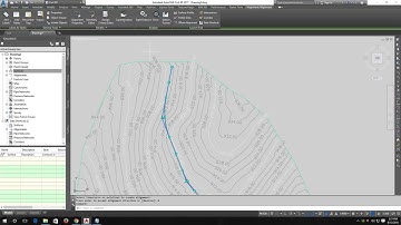 How to create road alignment using - AutoCAD Civil 3D 2017