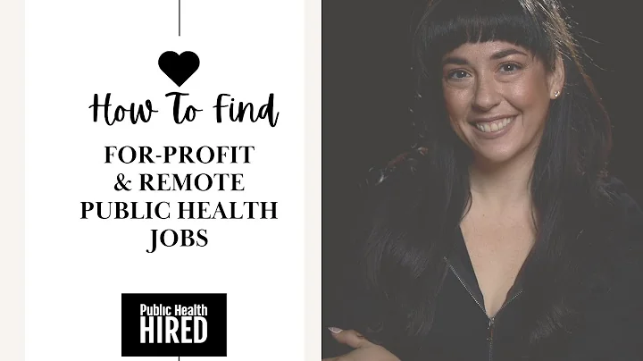How To Find For-Profit & Remote Public Health Jobs