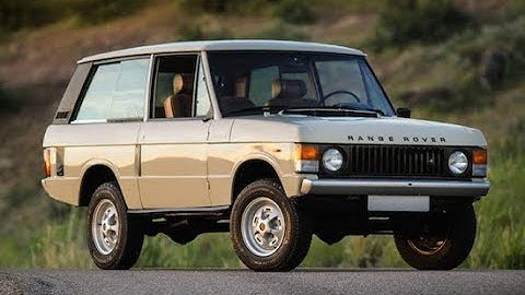 1979 Range Rover 2 door test drive SOLD at Modern Classics