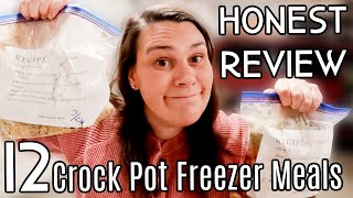 Taste Testing 12 Crock Pot Freezer Meals | Saving Time and $$$