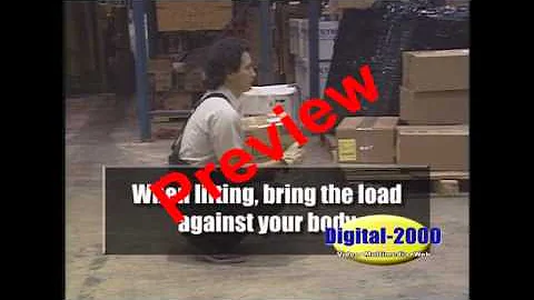 Back Injury Prevention Video from SafetyVideos.com