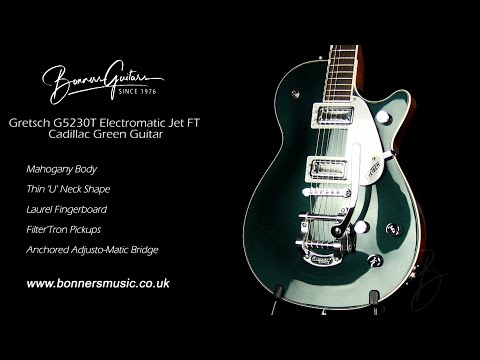 Gretsch G5230T Electromatic Jet FT Cadillac Green Guitar - YouTube