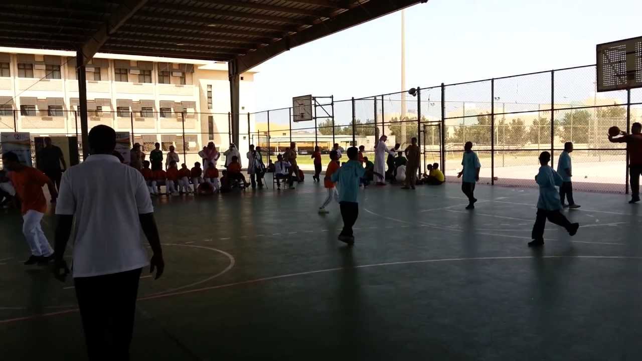 كره سله -منافسه تجمع معهد التربيه الفكريه - مركز العون